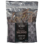 Bag of Three Snouts Wildkind Chicken Feet on a white background