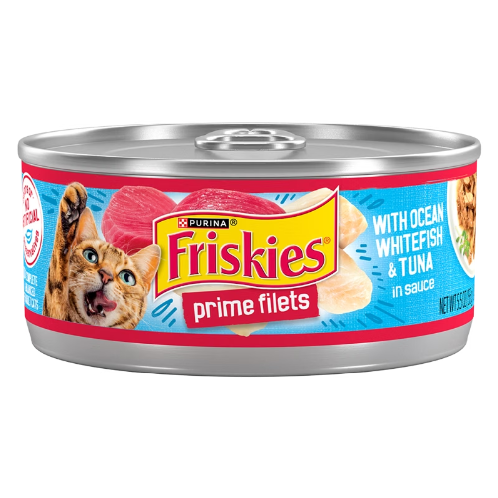 Friskies Prime Filets With Ocean Whitefish & Tuna in Sauce Wet Cat Food 156g Petfast.shop Friskies Cat Exclusive Food Wet Food petfast.shop Egypt PFR6881S Default Title 110.00