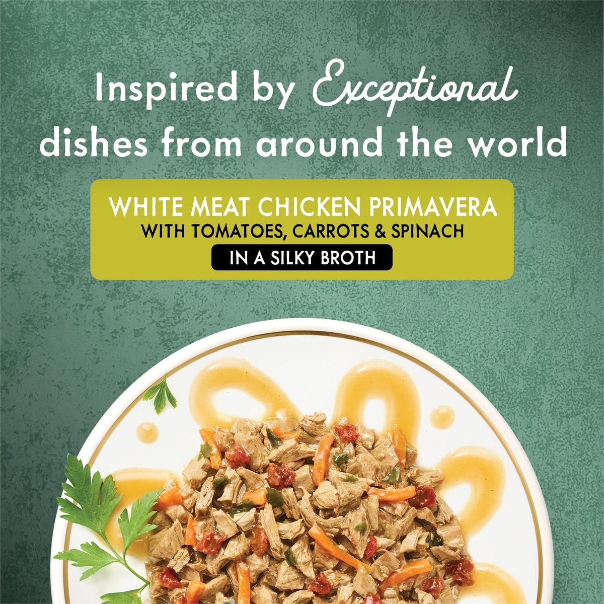Fancy Feast Medleys White Meat Chicken Primavera with Tomatoes, Carrots & Spinach Cat Wet Food85g