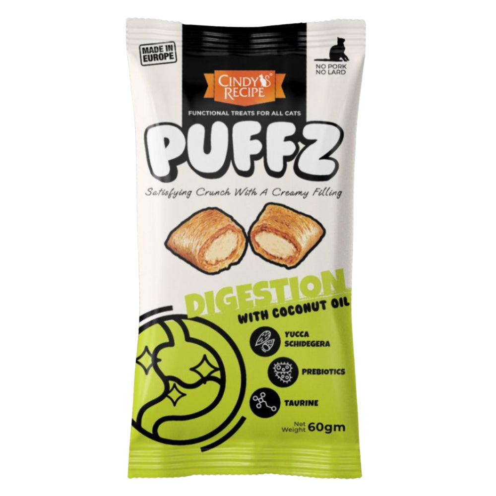 Packaged snack with branding and product details on a white background