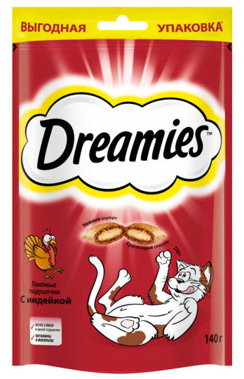 Dreamies Cat Treat Turkey 140g
