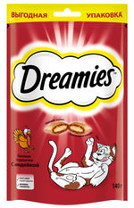 Dreamies Cat Treat Turkey 140g