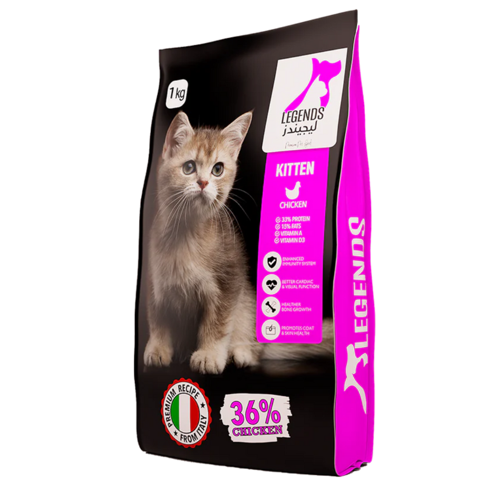 Legends Dry Food For Kitten 1Kg.