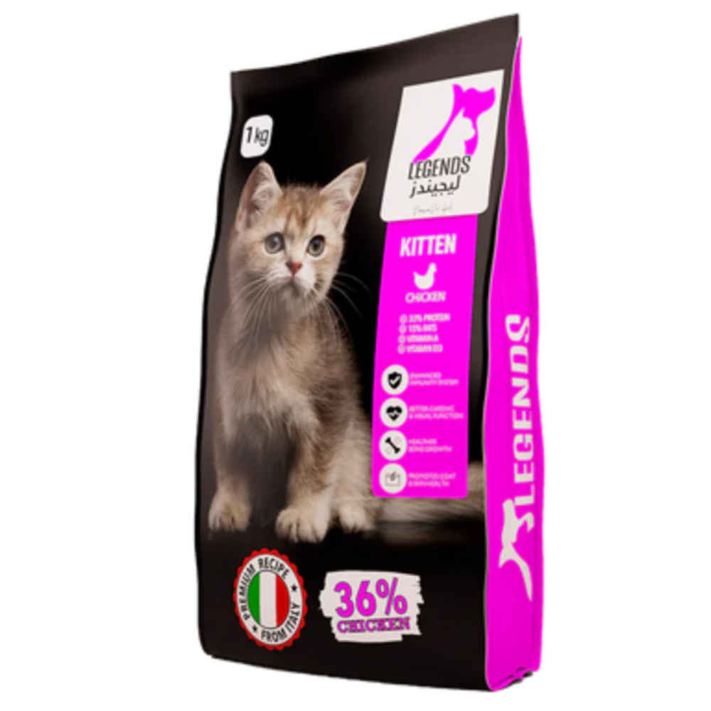 Legends Dry Food For Kitten 3Kg.