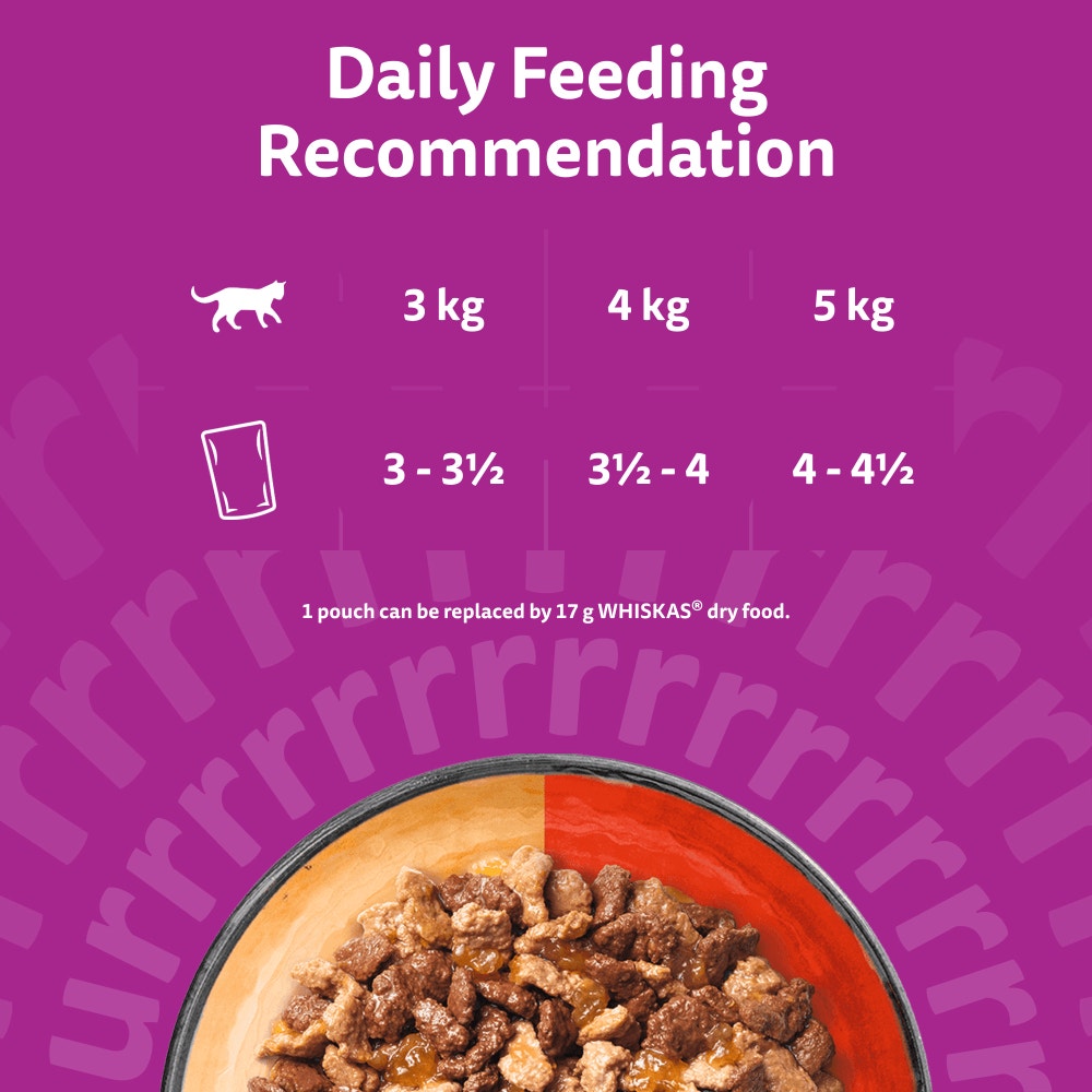 Whiskas Duo Cat Wet Food with Beef & Poultry 85g