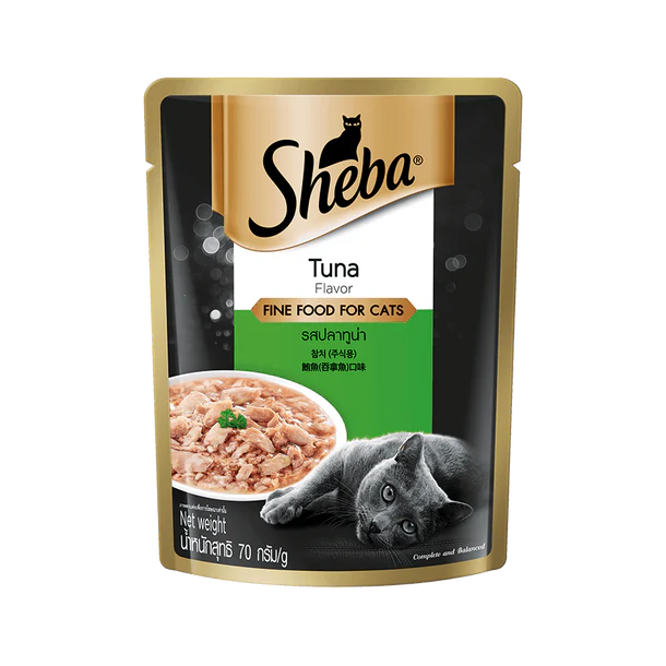 Sheba Premium Cat Food Tuna 70g