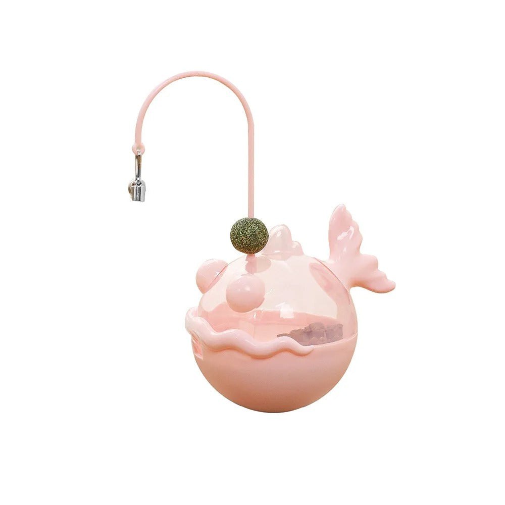 Anglerfish Wobble Cat Toy with Catnip