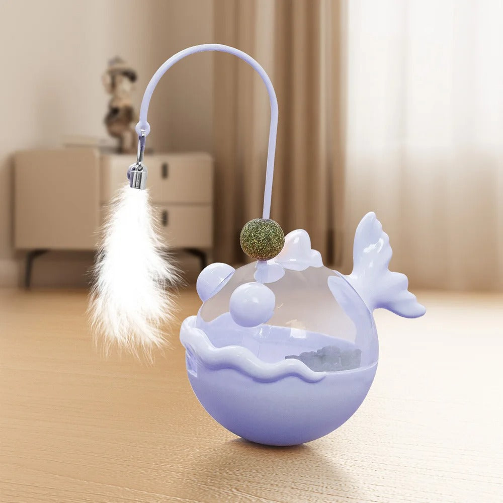 Anglerfish Wobble Cat Toy with Catnip