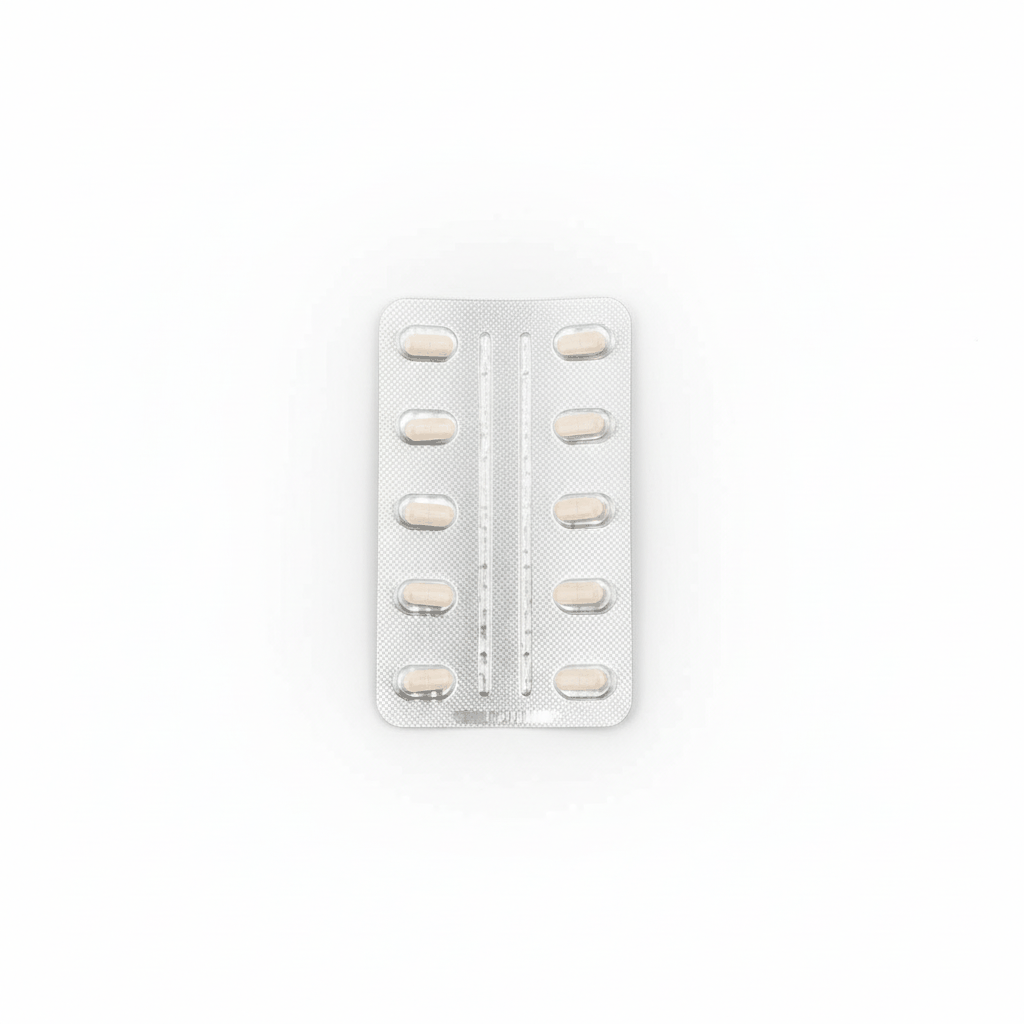 Medication Blister Pack - White Background