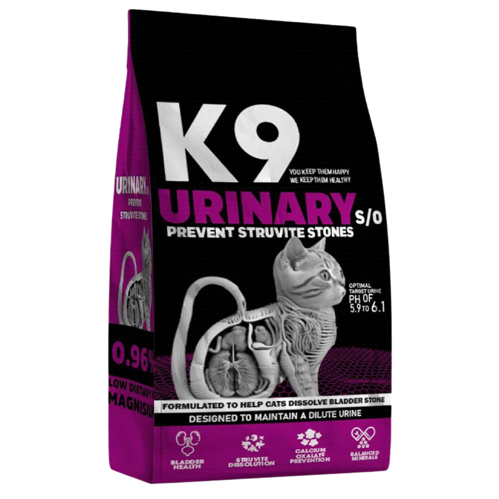 K9 Urinary S/O Dry Cat Food 2 kg.