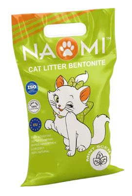 Naomi mint clumping cat litter 5 L.