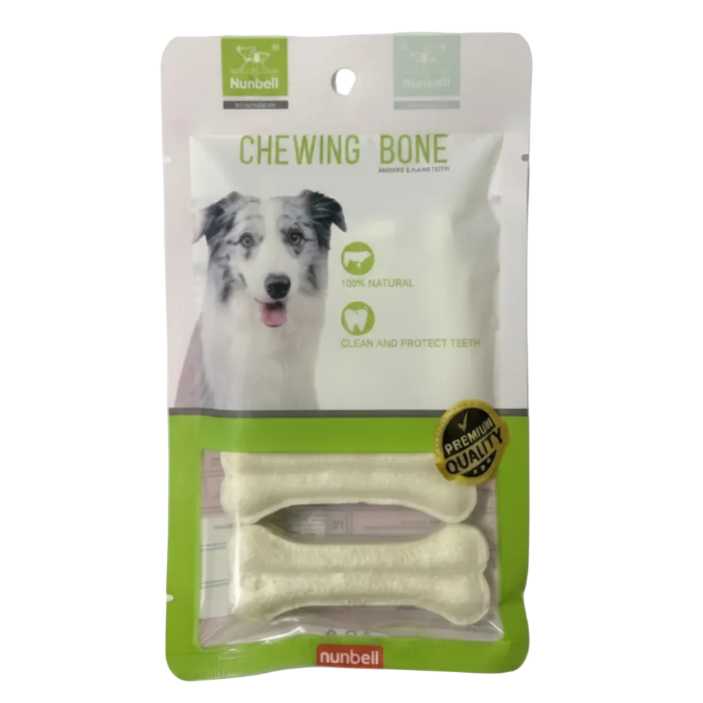 Nunbell Chewing Bone Package - White BG