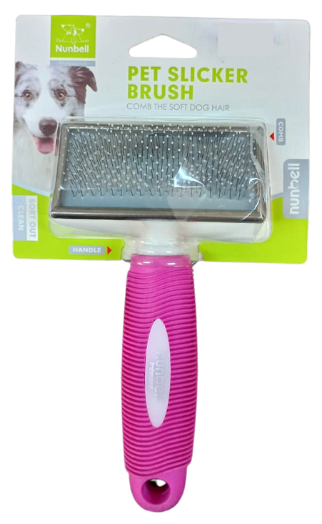 Nunbell Pet Slicker Bruch Small Comb The Soft Dog Hair.