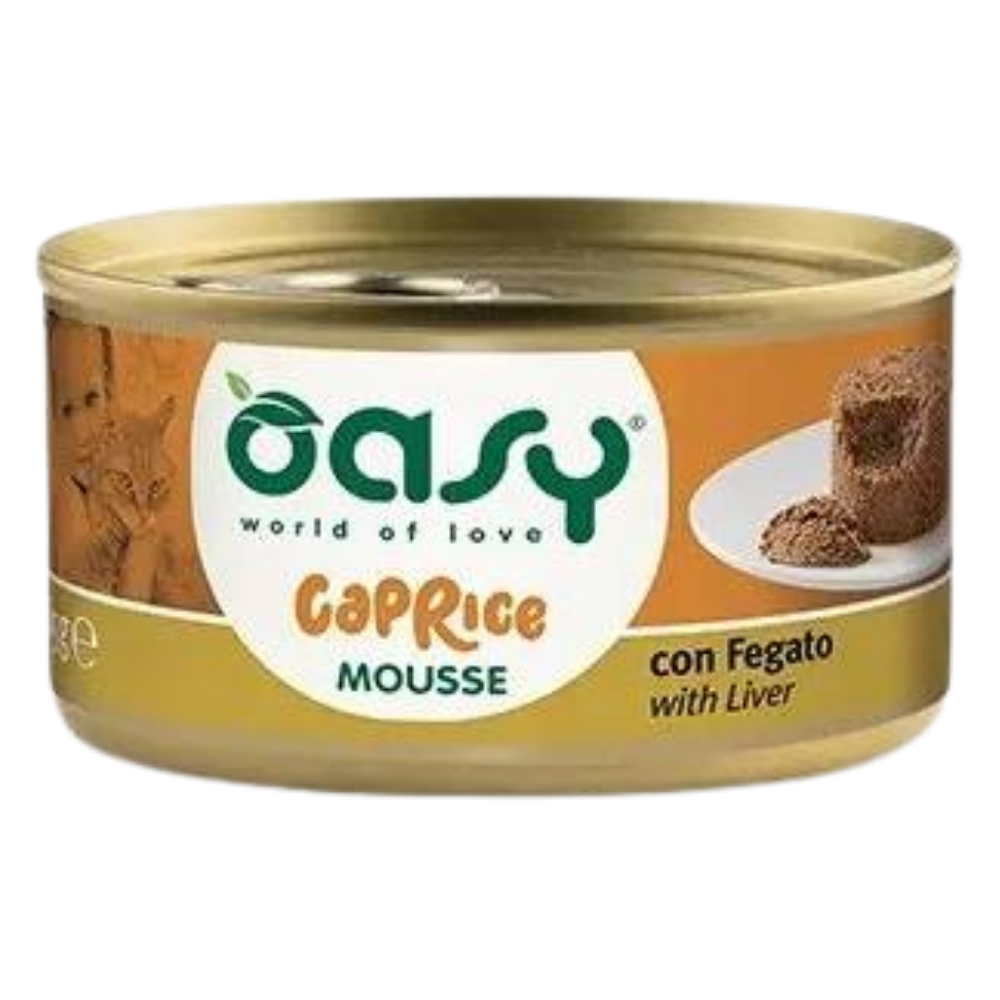 Oasy Wet Cat Food Caprice Mousse with Liver 85g Petfast.shop Oasy Cat Food Wet Food petfast.shop Egypt POA6004S Default Title 70.00