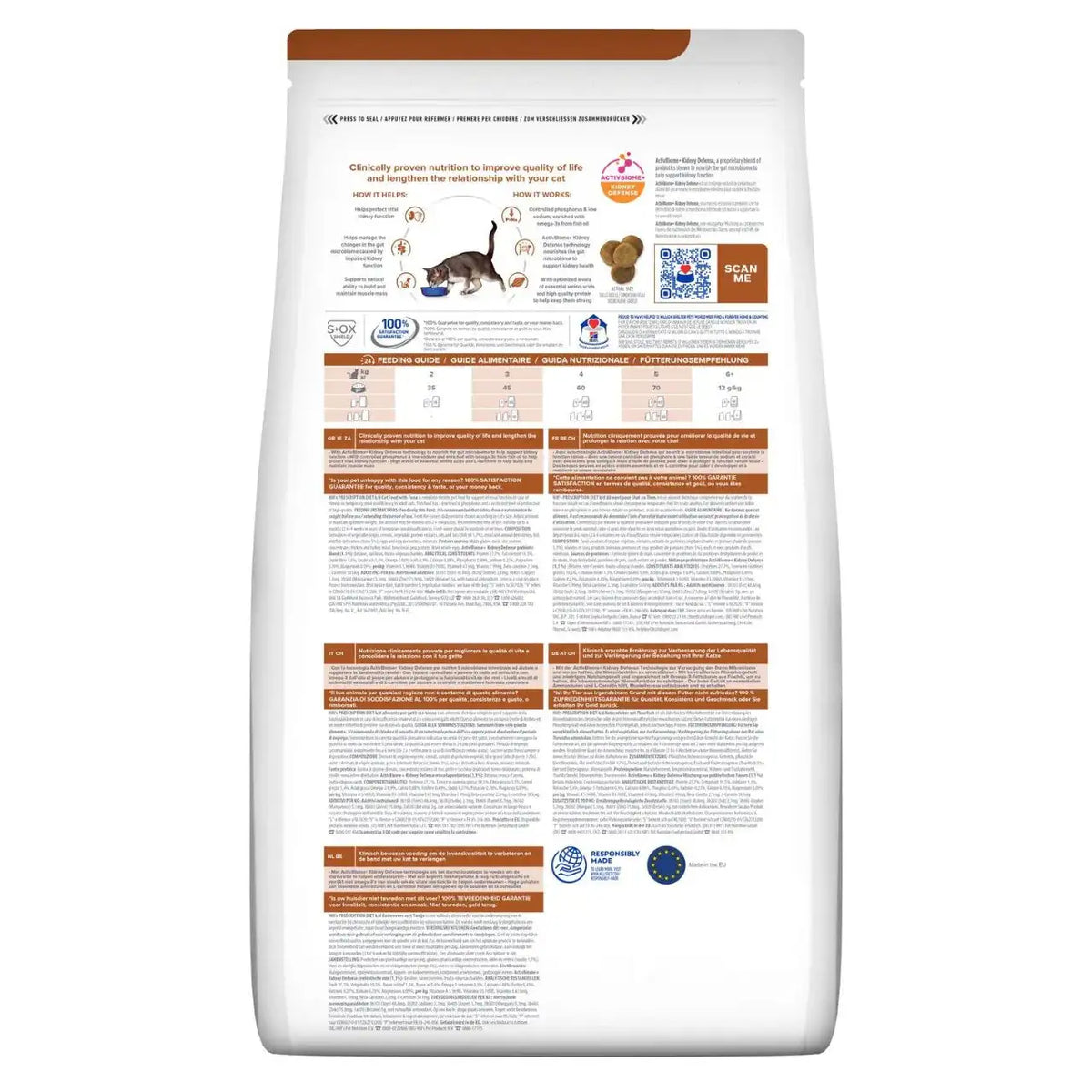 Hill's K/D Kidney Care dry food for Cat With Tuna 1.5 Kg.