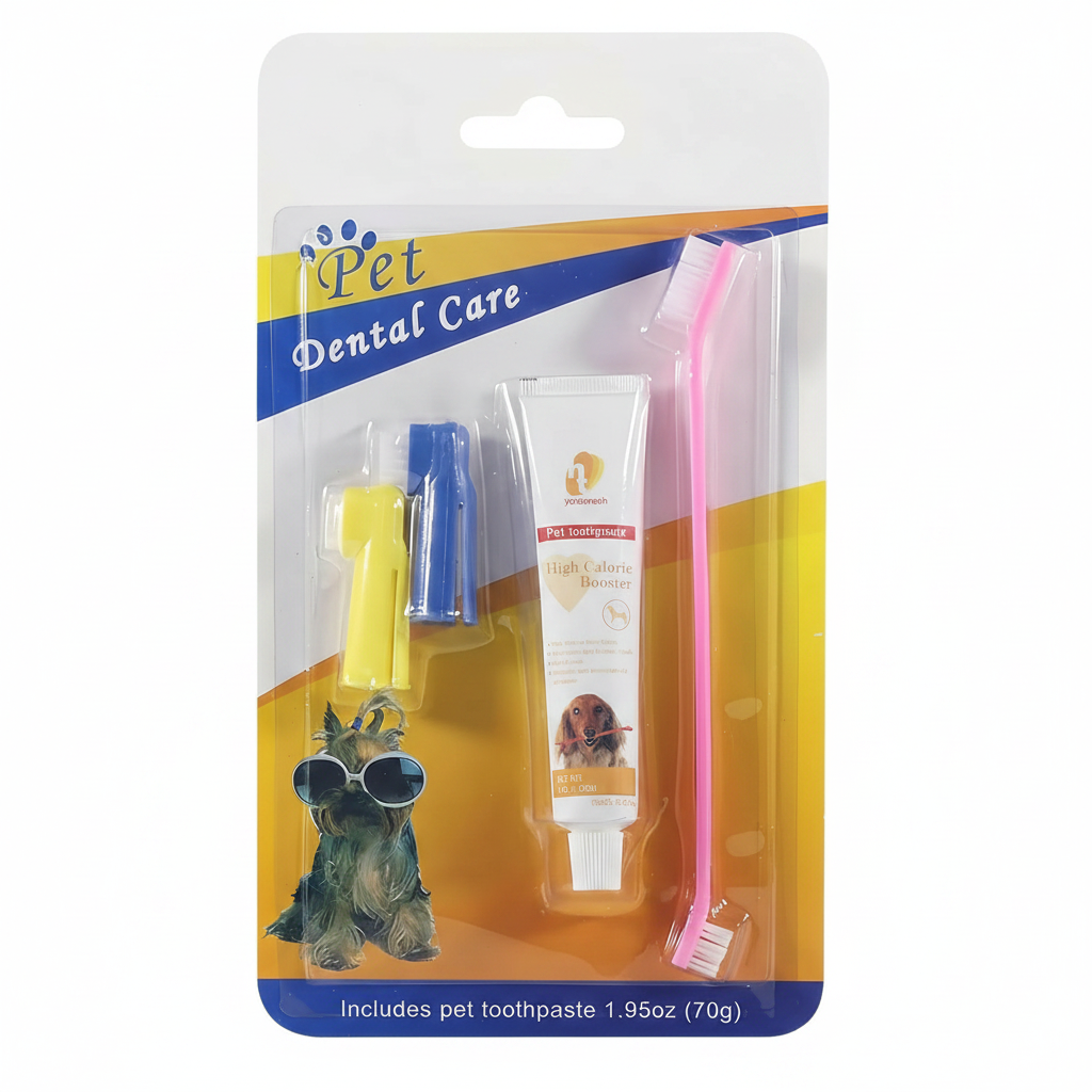 Pet Dental Care Kit - White Background
