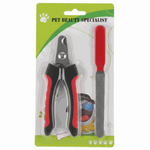 Pet grooming tools white background