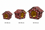 Pet House Red - Size Comparison
