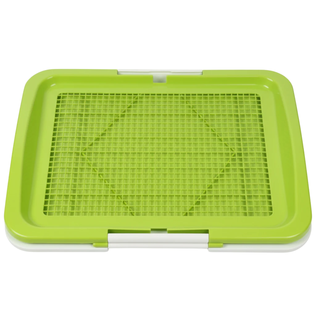 Pet Training Tray - Lime Green