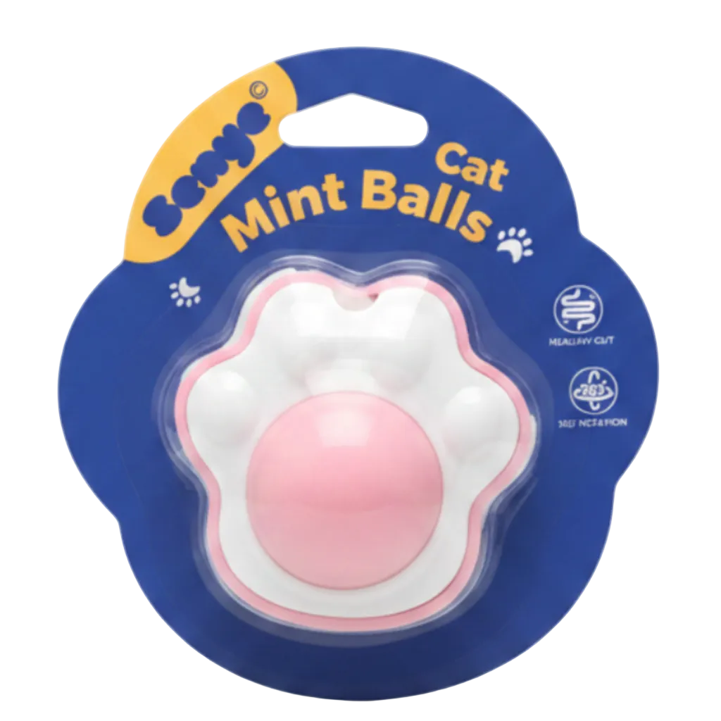 Pink Mint Ball - White BG