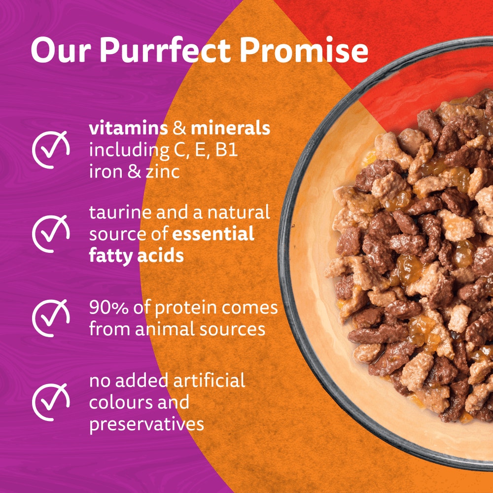 Whiskas Duo Cat Wet Food with Beef & Poultry 85g