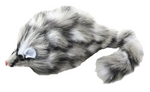 Fur-lined product on a white background