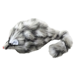 Fur-lined product on a white background