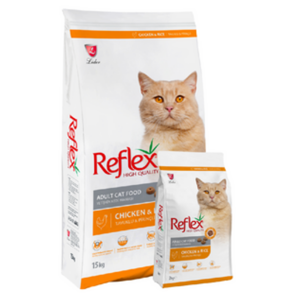 Reflex Adult Cat With Chicken & Rice 15kg.