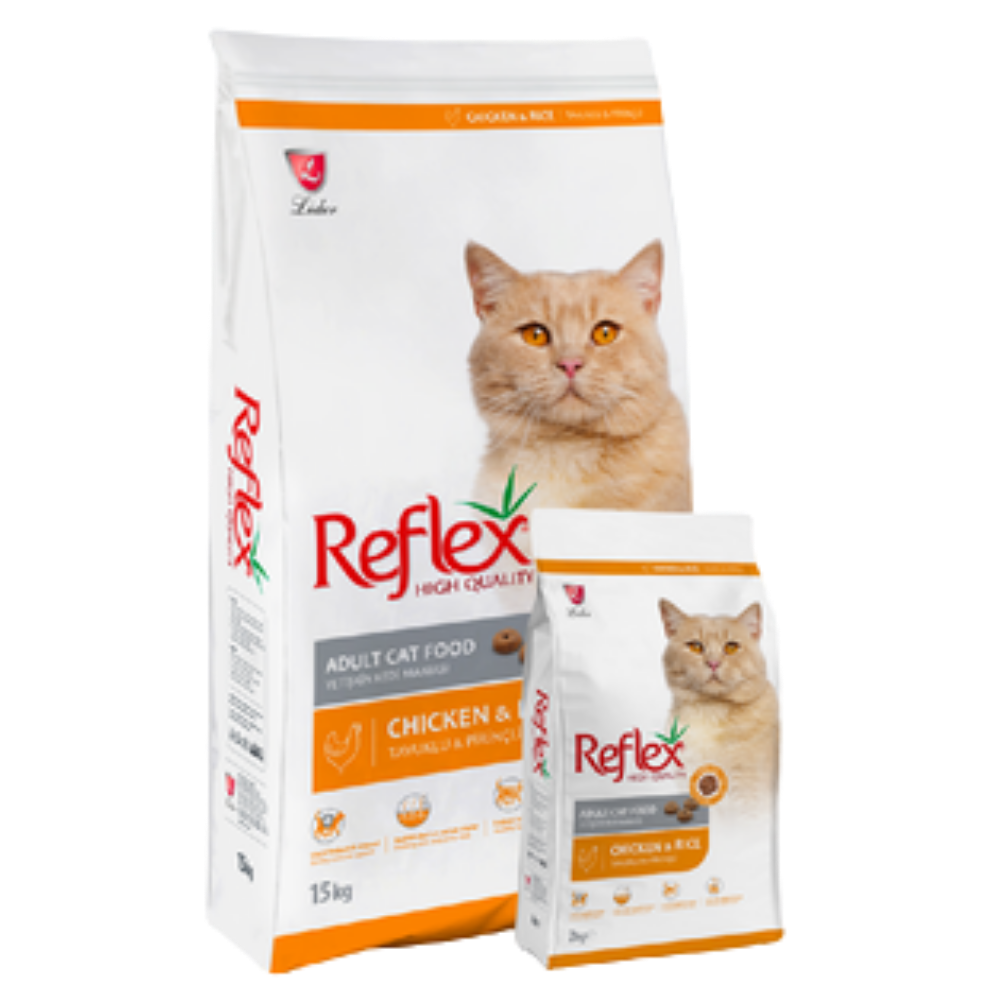 Reflex Adult Cat With Chicken & Rice 15kg.