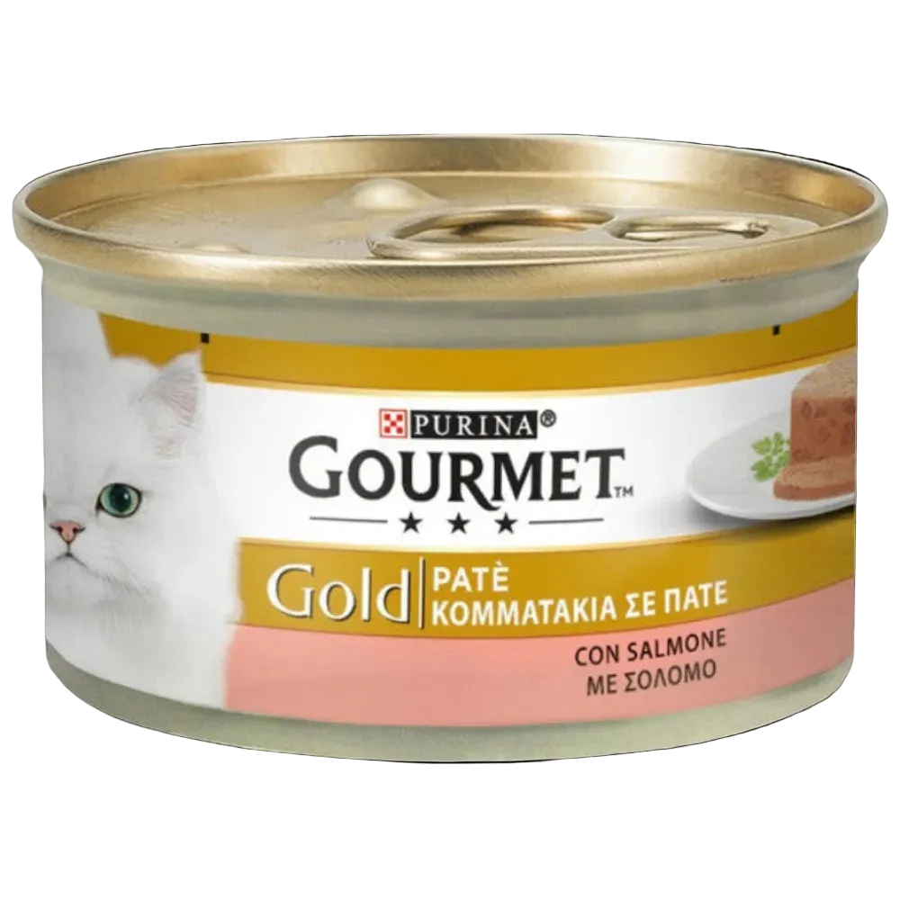 4X GOURMET Purina Gold With Tuna And Salmon 4x85g
