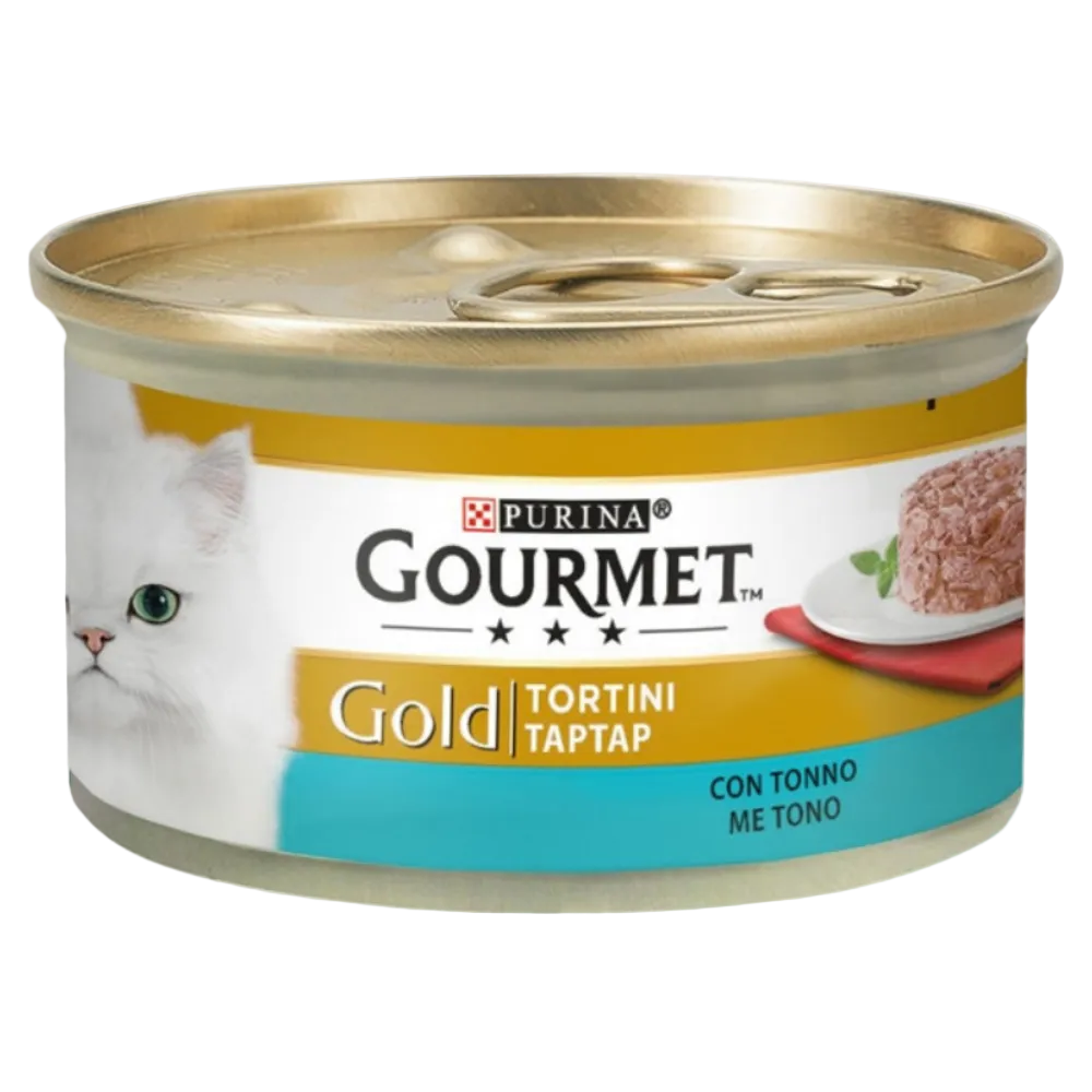4X GOURMET Purina Gold With Tuna And Salmon 4x85g