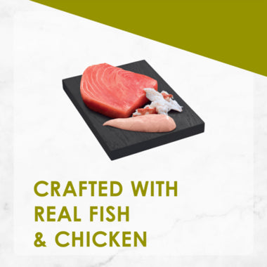 FANCY FEAST Adult Royale Seafood & Chicken Medley Glazed in Tuna Jus Wet Cat Food 85g.