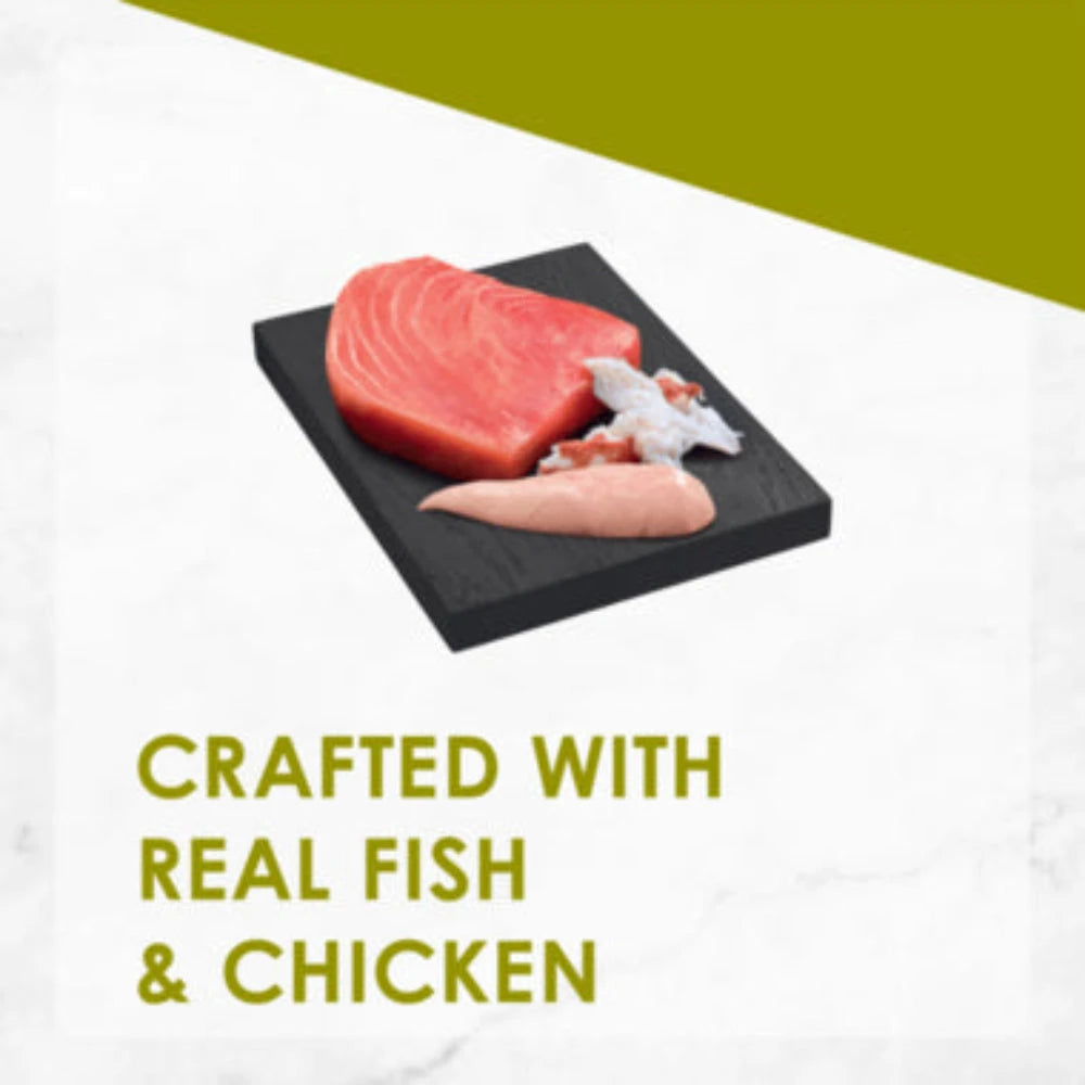 BUY 9 + 1 FANCY FEAST Adult Royale Seafood & Chicken Medley Glazed in Tuna Jus Wet Cat Food 85g