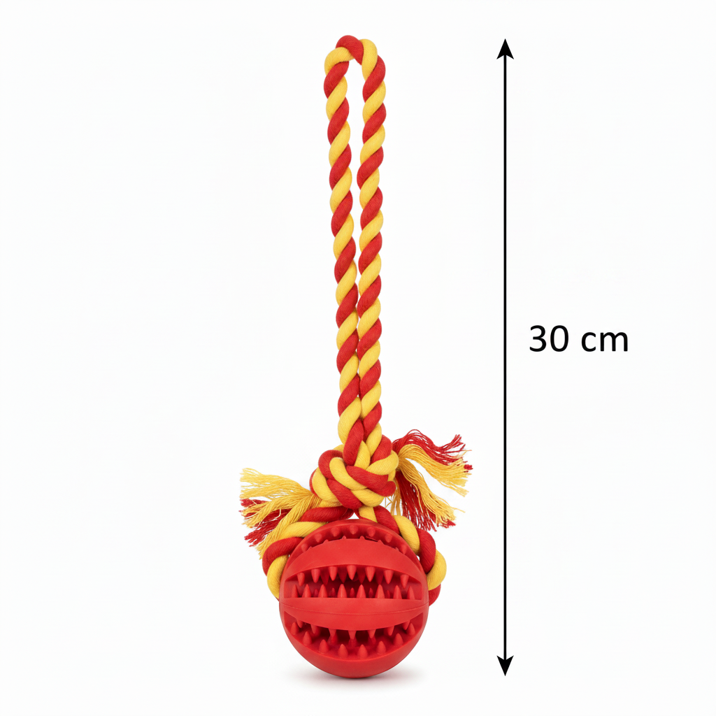 Dog Toys Tooth Cleaning Ball for Small Dog Training Petfast.shop Generic Dog Supplies Toys petfast.shop EgyptRed 220.00