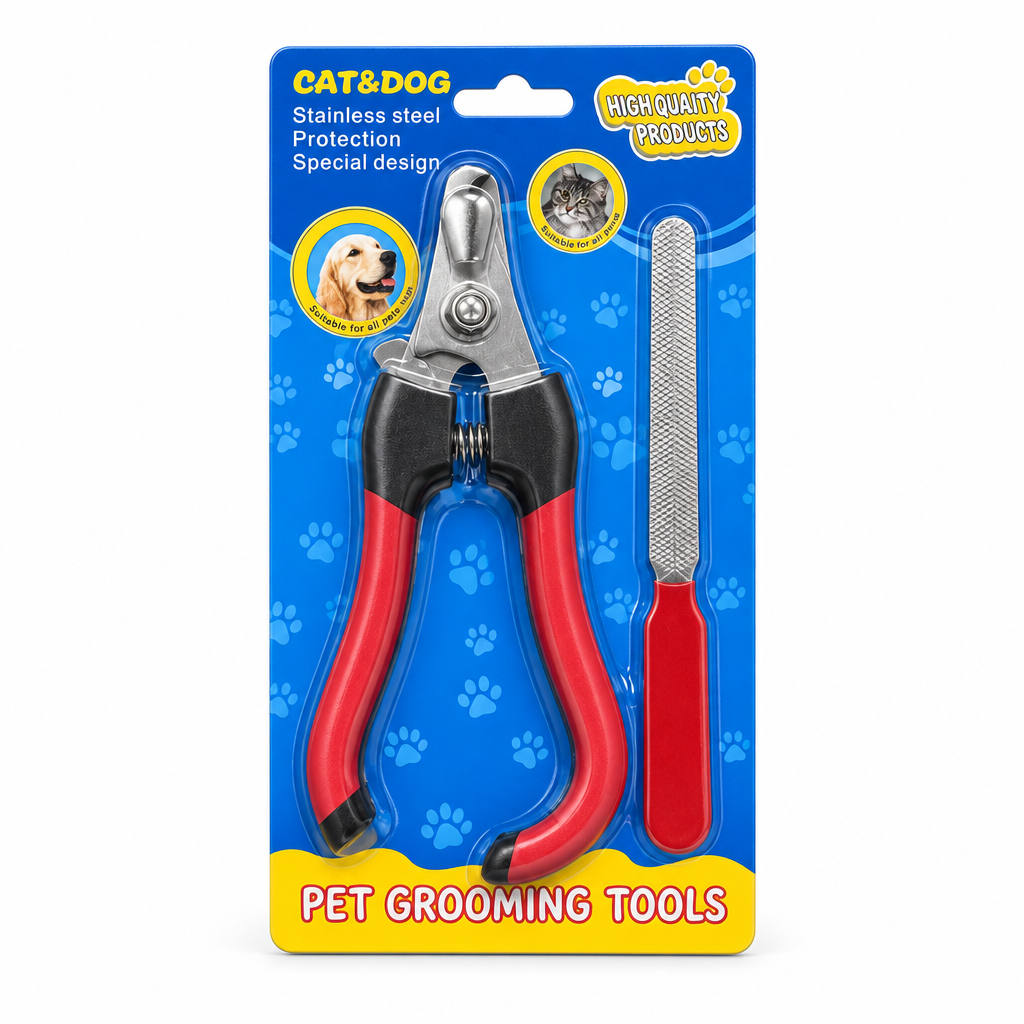 Pet Nail Clipper Grooming Tool 2 Pes Size 16.5 Cm