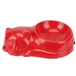Red Pet Bowl - White Background