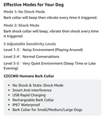 Nunbell Smart Anti-Bark Training Collar