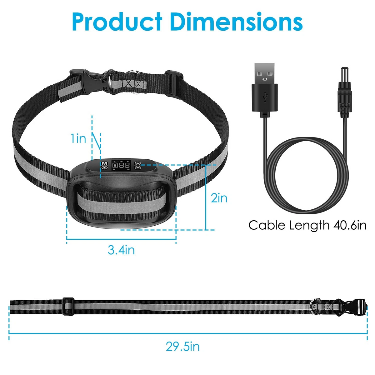 Nunbell Anti Barking Training Collar