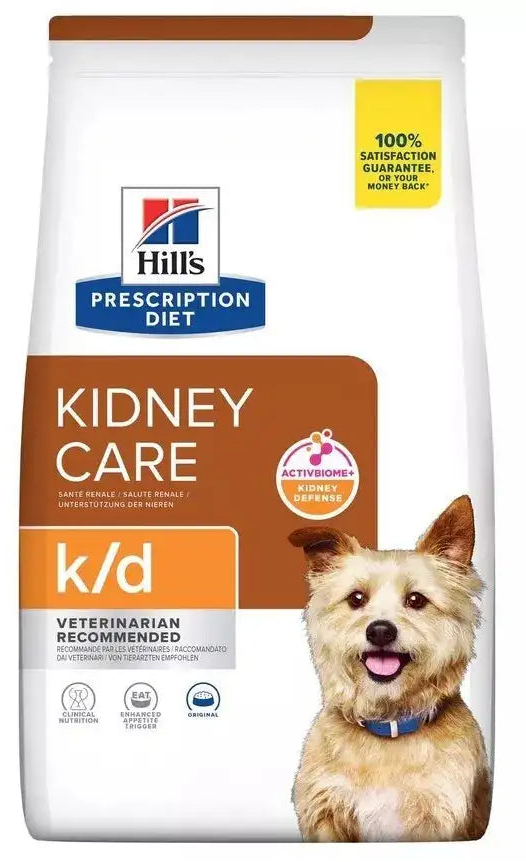 Hill's Prescription Diet k/d Kidney Care Dry Food for Adult Dogs 1.5 kg.