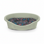 Sage Green Pet Bed with Cushion