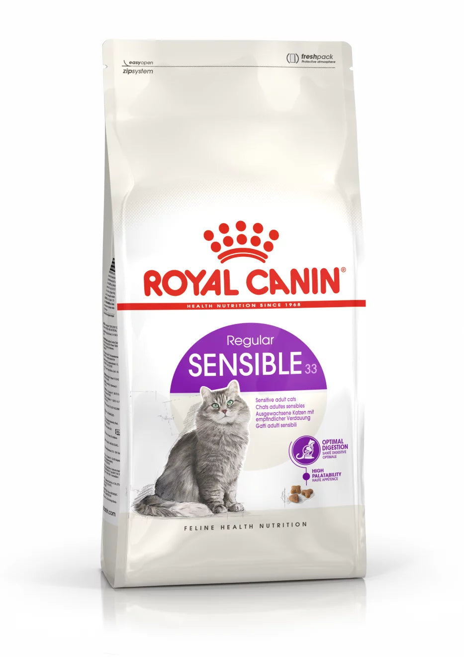 Royal Canin Sensible All Breeds Adult Cat Food.