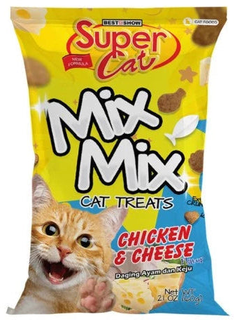 Super Cat Mix Mix Chicken & Cheese Treats 60 g