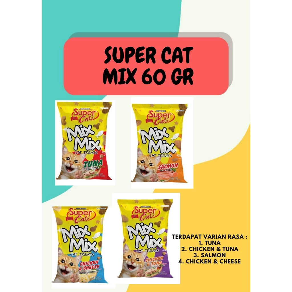 Super Cat Mix Mix Treats 60 g