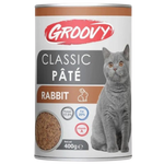 Groovy Wet Food For Cats Classic Pate Rabbit 400g