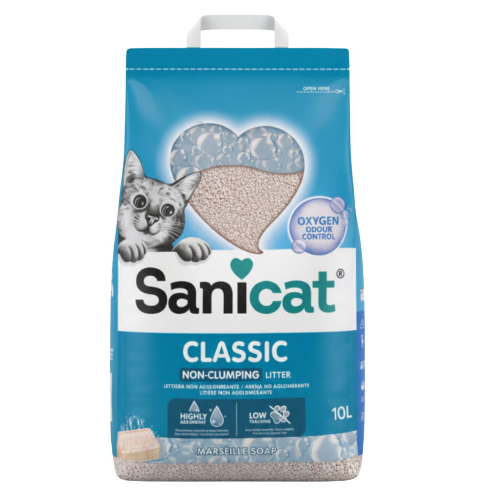 Sanicat Classic Non-Clumping Litter Marseile Soup 10 L Petfast.shop Sanicat Box & Accessories & Litter Cat Litter petfast.shop Egypt PSA5166S Default Title 375.00