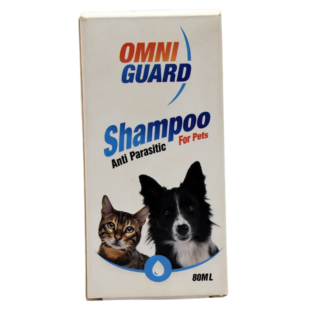 Omni Guard Shampoo Antiparasitic For Pets Petfast.shop Omni Guard Cat Dog Egypt Brand Flea & Tick Grooming Pharmacy Shampoos & Conditioners Summer petfast.shop Egypt POM3182S 80ml 70.00