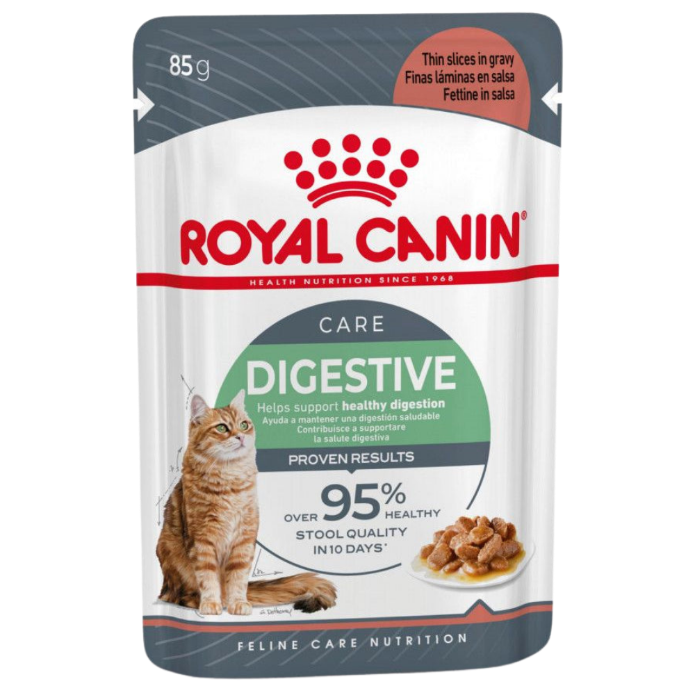 Royal Canin Digestive Sensitive Cat Chunks in Gravy 85 g Petfast.shop Royal Canin Cat Digestive Health Exclude Food Prescription Food Wet Food petfast.shop Egypt PRO3885S Default Title 155.00