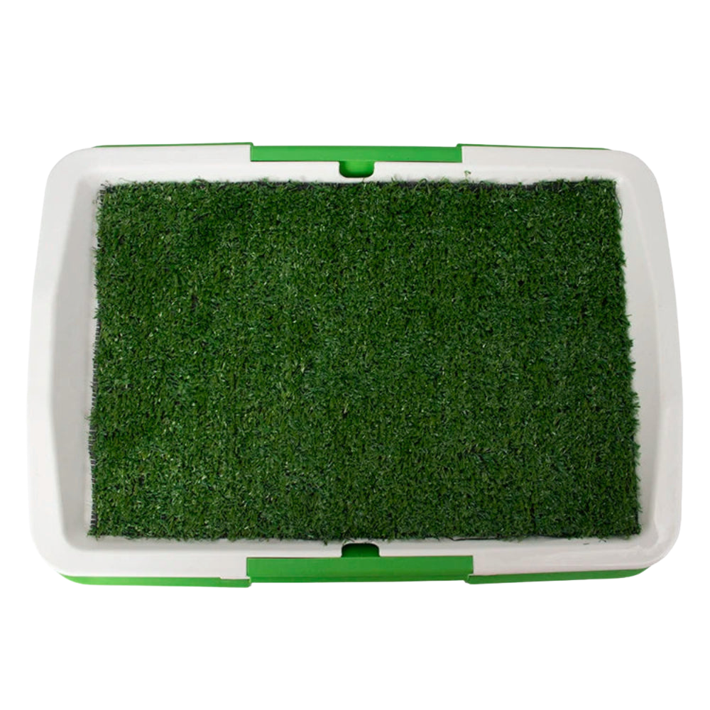 Indoor Dog Toilet Tray With Grass 47*34cm Petfast.shop Generic Cleaning & Potty Dog Puppy Supplies petfast.shop Egypt PIN3497S Default Title 450.00