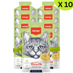 BUY 9 + 1 FREE Wanpy Meat Broth Chicken with Pumpkin & Carrot for Cats 50gm Petfast.shop Wanpy Bundles Cat Exclude Food Wet Food petfast.shop EgyptDefault Title 1080.00