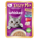 Whiskas Wet Food for Adult Cat Tasty Mix Jelly with Tuna Sasami & Sweet Potato 70g